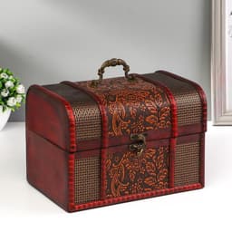 Набор шкатулок для украшений «Сундук. Лютики», дерево, 3 шт., МИКС