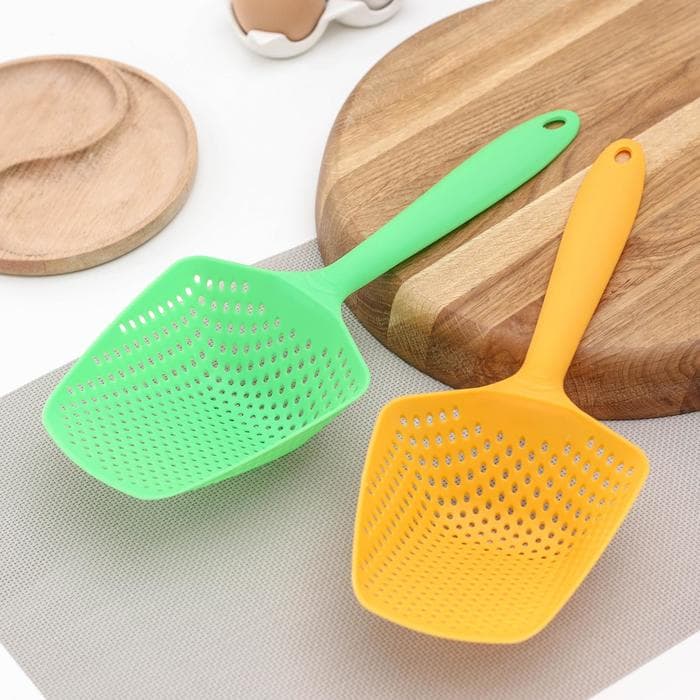 Шумовка «Идеал», пластик, 33 см, МИКС