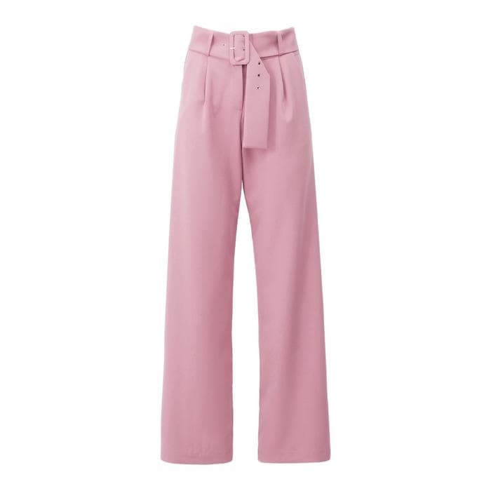 Брюки женские прямые MIST: Pants, размер 42, розовые