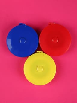 Сантиметровая лента-рулетка портновская, 150 см (см/дюймы), цвет МИКС, цена за 1 штуку