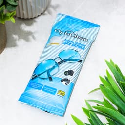 Влажные салфетки OptiClean, для оптики, 20 шт.