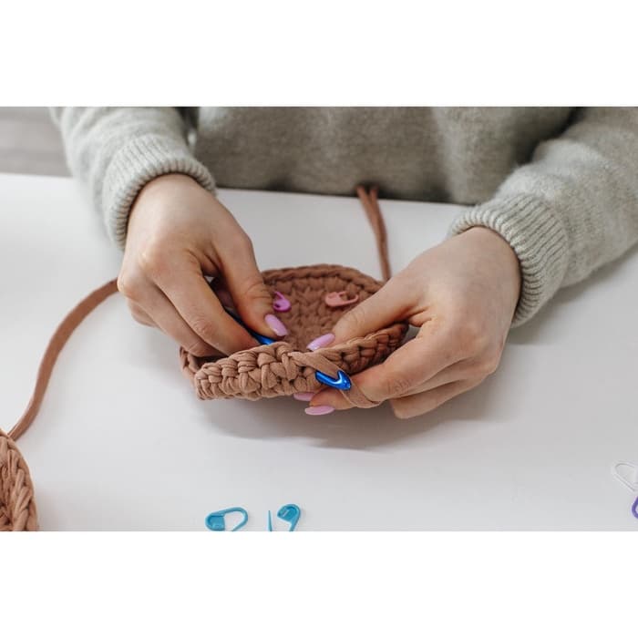 Набор крючков для вязания, d=2-8 мм, 14.5 см, 12 шт., разноцветный