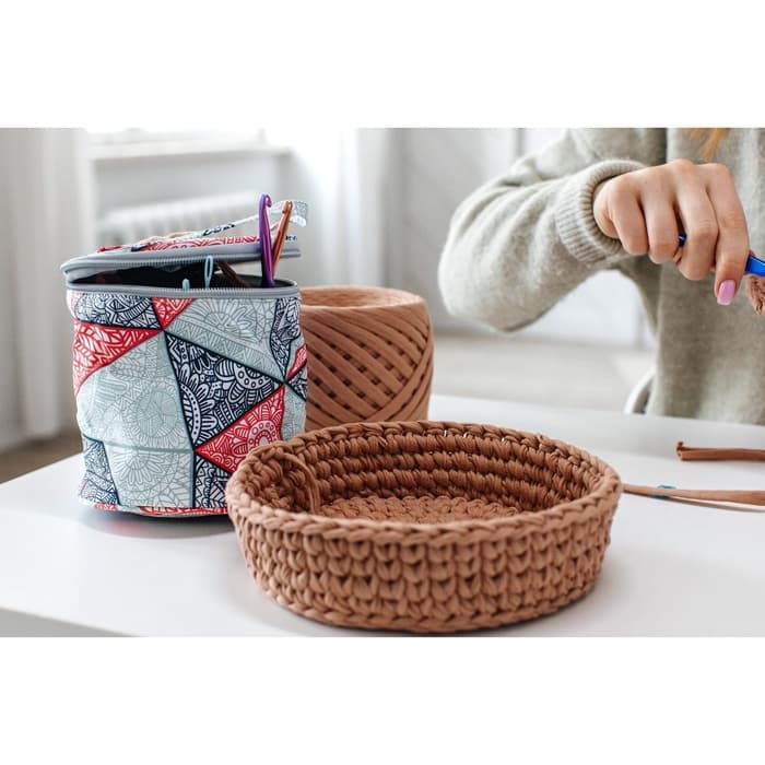 Набор крючков для вязания, d=2-8 мм, 14.5 см, 12 шт., разноцветный