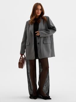 Пиджак женский MIST, one size, серый