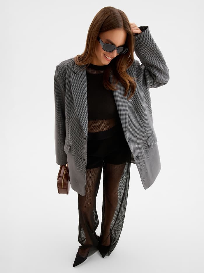 Пиджак женский MIST, one size, серый