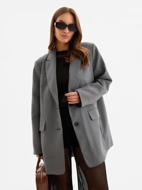 Пиджак женский MIST, one size, серый