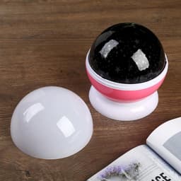 Ночник-проектор «Звёздное небо», вращение, (4ААА или USB) розовый 12×10 см RISALUX