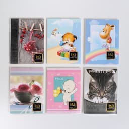 Фотоальбом на 36 фото 10×15 см «Ассорти», 18 листов, МИКС