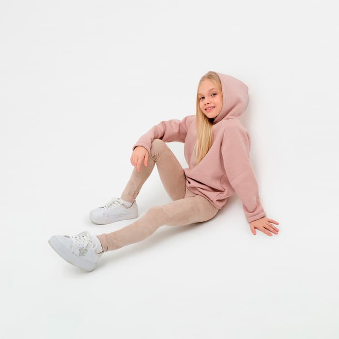 Легинсы для девочки MINAKU: Casual Collection KIDS, розовые, рост 104 см