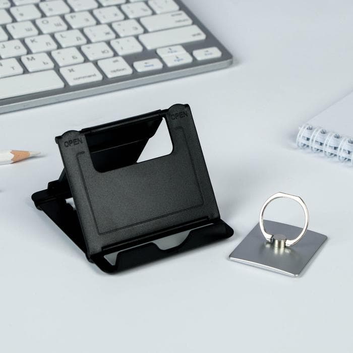 Подарочный набор «Крутому мужику. 23 февраля», подставка для телефона и кольцо на чехол