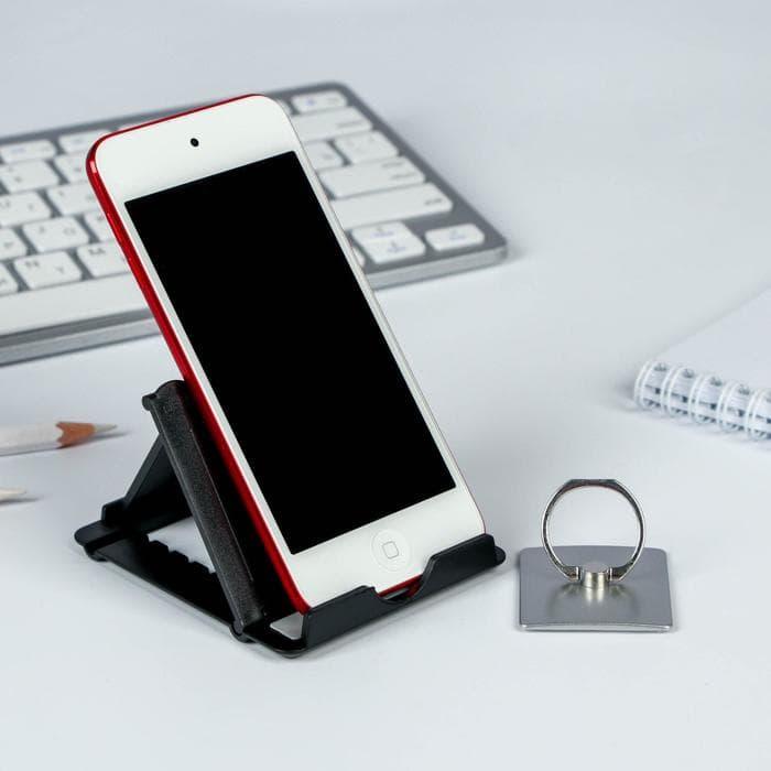 Подарочный набор «Крутому мужику. 23 февраля», подставка для телефона и кольцо на чехол