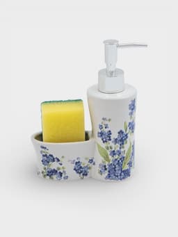 Дозатор для моющего средства с подставкой для губки Доляна «Лоза», 250 мл