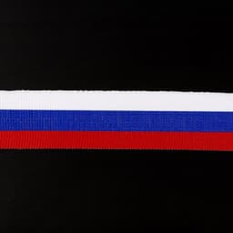 Лента репсовая «Триколор», 24 мм, 30±1 см