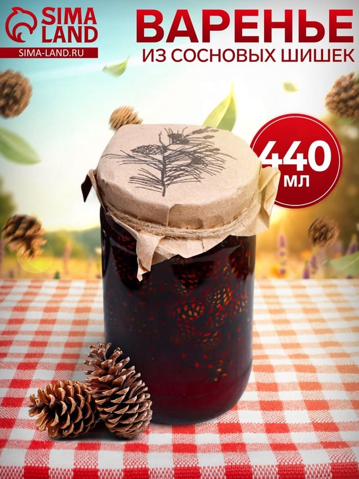 Варенье «Таёжный тайник» из сосновой шишки, 450 г