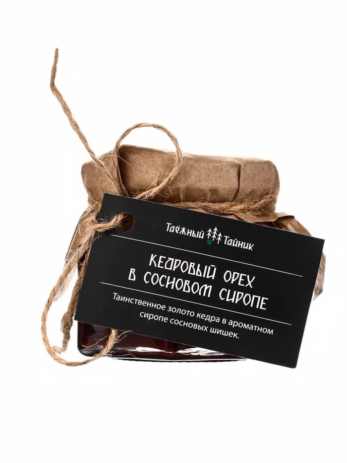 Кедровый орех в сосновом сиропе «Таёжный тайник», 120 г