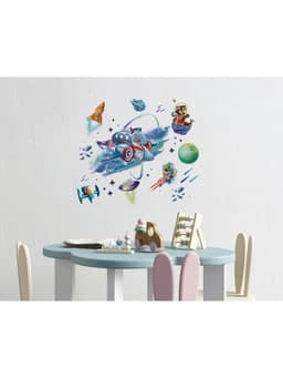 Наклейки виниловые «Космическое приключение», интерьерные, со светящимся слоем, 30×35 см