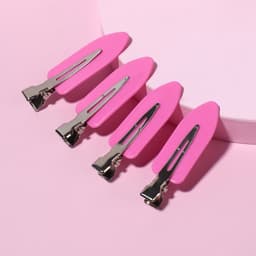 Зажимы для волос, набор - 4 шт., 1.8×6 (±1) см, МИКС