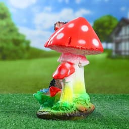 Садовая фигура из гипса «Гриб с ежами», 18×20×26 см