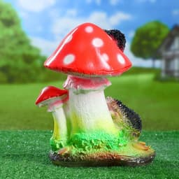 Садовая фигура из гипса «Гриб с ежами», 18×20×26 см