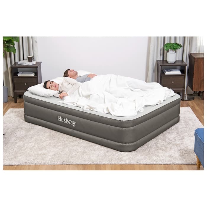 Кровать надувная Queen, 203×152×46 см, со встроенным электронасосом, 69050 Bestway