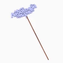 Топпер для торта деревянный «Любимой маме», сиреневый, 14×7 см