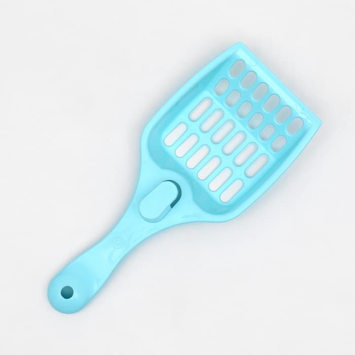 Совок «Мур Мяу» для кошачьего туалета, 22.5×9.5×4 см, голубой