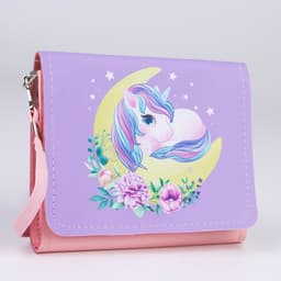 Сумка детская «Единорожка», отдел на клапане, 15×12 см