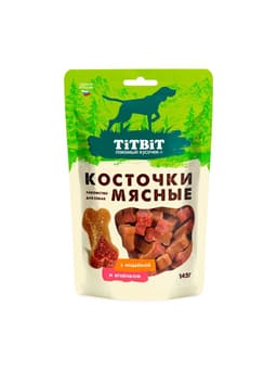 Мясные косточки TitBit для собак, с индейкой и ягненком, 145 г