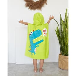 Полотенце - пончо детское махровое «Крошка Я. Дино», 60×120 см, хлопок 100%