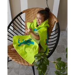 Полотенце - пончо детское махровое «Крошка Я. Дино», 60×120 см, хлопок 100%