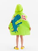 Полотенце - пончо детское махровое «Крошка Я. Дино», 60×120 см, хлопок 100%