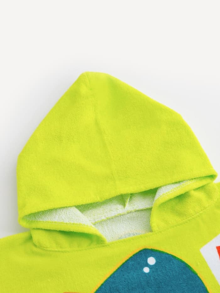 Полотенце - пончо детское махровое «Крошка Я. Дино», 60×120 см, хлопок 100%