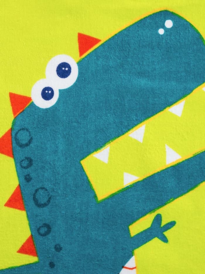 Полотенце - пончо детское махровое «Крошка Я. Дино», 60×120 см, хлопок 100%