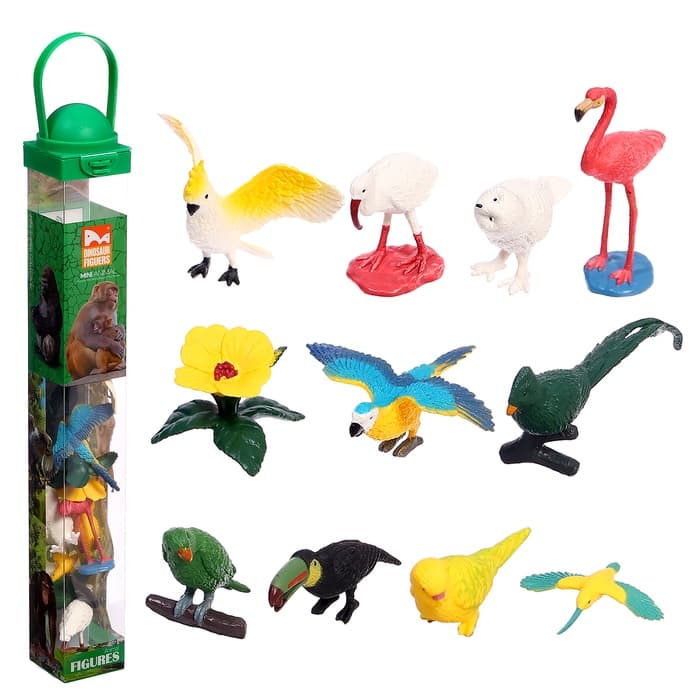 Набор животных «Птицы», 11 фигурок