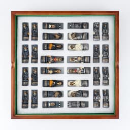 Шахматы деревянные подарочные сувенирные «Долина смерти», 36×36 см, король h=7.5 см, пешка h=6.5 с