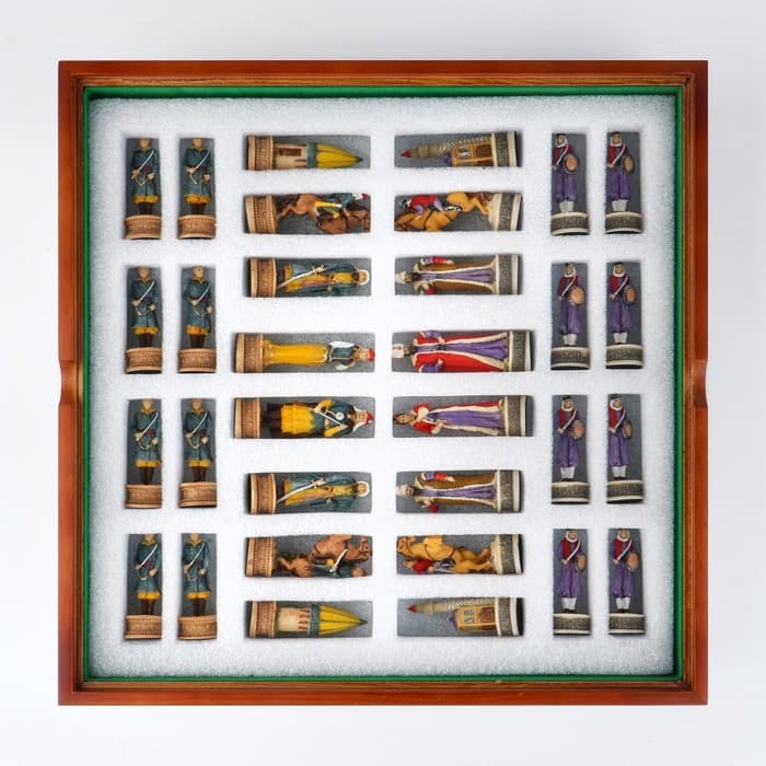 Шахматы сувенирные «Восточные», h короля-8 см, h пешки-6.5 см, 36×36 см