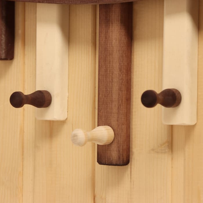 Зеркало для бани и сауны «Резное», настенное, с полкой, 3 крючка, «Добропаровъ»