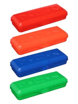 Пенал-футляр Calligrata «Гамма», 80×205×38 мм, пластиковый, непрозрачный, МИКС