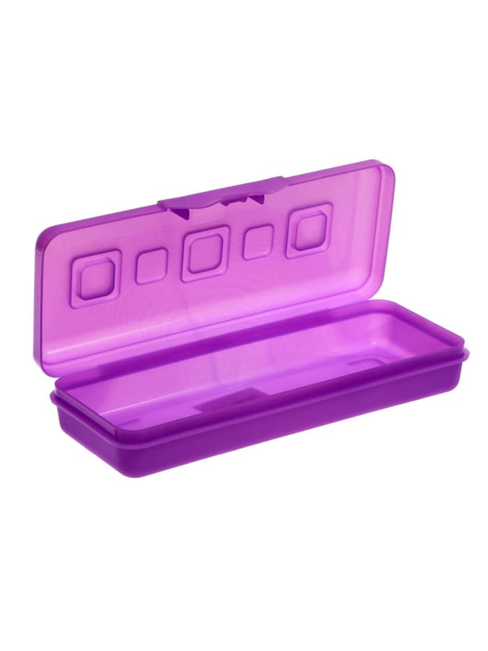 Пенал-футляр Calligrata «Гамма», 80×205×38 мм, пластиковый, непрозрачный, МИКС