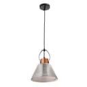 Светильник BayerLux 88504/1 E27 40 Вт черный-золотая медь 22.5×22.5×27-127 см