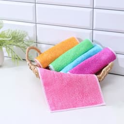 Салфетка для уборки Доляна, волокно бамбука, 23×18 см, МИКС