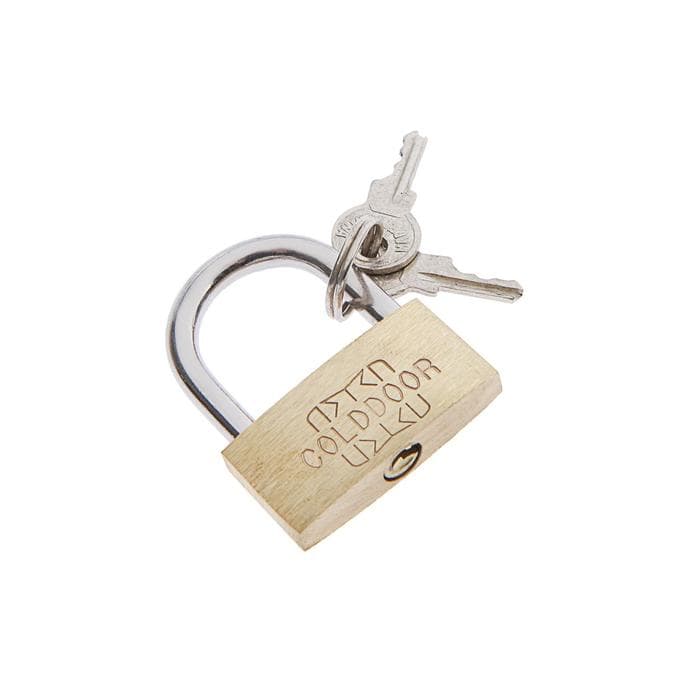 Замок навесной, тип 1, 33×40 мм, 2 ключа