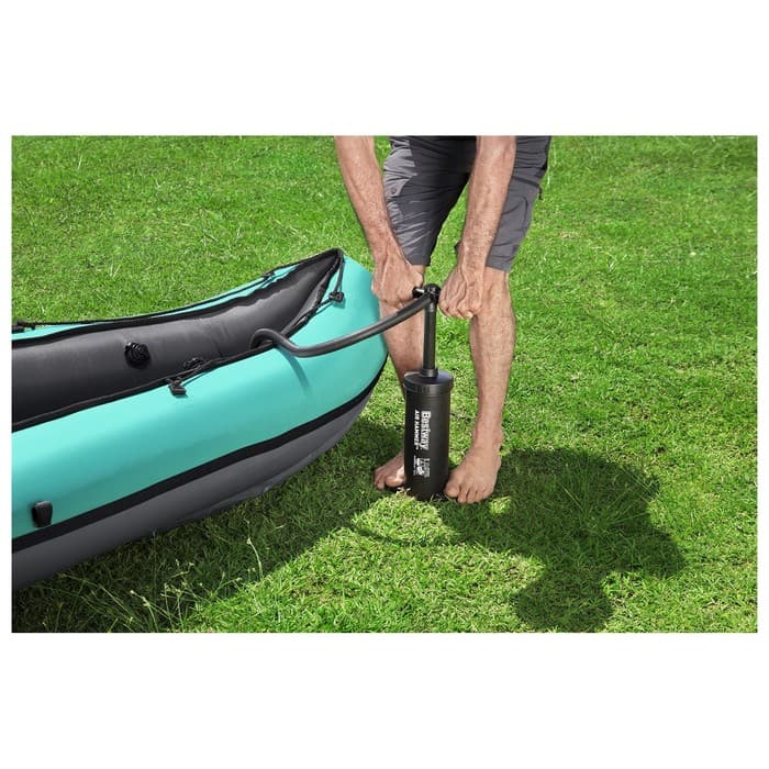 Байдарка Bestway Hydro-Force, двухместная, 330×86 см, комплект: 2 весла, ручной насос, 2 съёмных ребра, 2 сиденья, сумка, ремкомплект, 65052