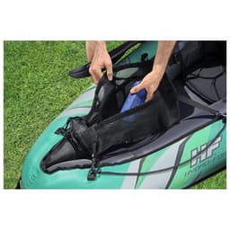 Байдарка Bestway Hydro-Force, двухместная, 330×86 см, комплект: 2 весла, ручной насос, 2 съёмных ребра, 2 сиденья, сумка, ремкомплект, 65052