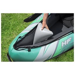 Байдарка Bestway Hydro-Force, двухместная, 330×86 см, комплект: 2 весла, ручной насос, 2 съёмных ребра, 2 сиденья, сумка, ремкомплект, 65052