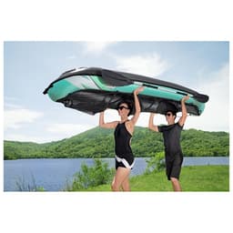 Байдарка Bestway Hydro-Force, двухместная, 330×86 см, комплект: 2 весла, ручной насос, 2 съёмных ребра, 2 сиденья, сумка, ремкомплект, 65052