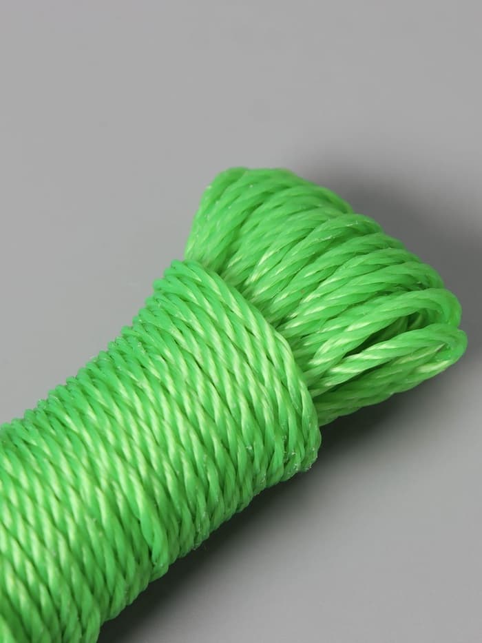 Верёвка бельевая Доляна, d=2.5 мм, длина 10 м, МИКС