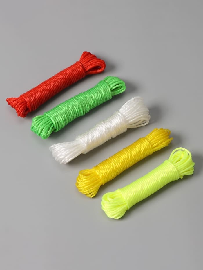 Верёвка бельевая Доляна, d=2.5 мм, длина 10 м, МИКС