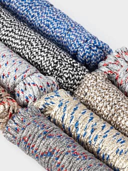 Верёвка бельевая Доляна, d=6 мм, длина 10 м, МИКС