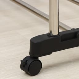 Вешалка - стойка напольная для одежды Доляна, телескопическая, 2 перекладины, подставка для обуви, 80×43×90(160) см